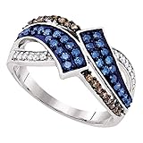 Jewels By Lux Damen Bypass-Crossover Bandring 5