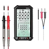 Professionelles Digital-Multimeter, tragbar, 11,9 cm (4,7 Zoll) Bildschirm, 6000 TRMS-Perlen, automatischer Bereich, kontinuierliche Spannungsmessung, AC-Stromstärke, Kapazität und W