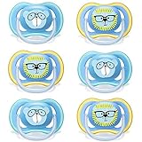 Philips Avent Schnuller 18 monate + Mix Beißfest // 6er Set // inkl. 3 Sterilisiertrasportbox