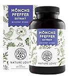Mönchspfeffer Kapseln - Premium: Mönchspfeffer 4:1 Extrakt aus Original Vitex Agnus Castus - Hochdosiert mit 10mg je Kapsel - 240 Kapseln - Ohne Zusätze, veg