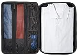 DEGELER® Hemdentasche für knitterfreie & faltenfreie Hemden & Blusen - mit Fächer für Krawatten, Fliegen | Reisezubehör für Kleidertasche, Kleidersack, Packtasche & Organizer | Ideal fürs Handgepäck