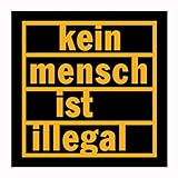 Kein Mensch ist illegal Aufkleb