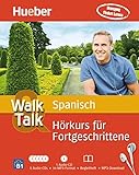 Walk & Talk Spanisch Hörkurs für Fortgeschrittene: 5 Audio-CDs + 1 MP3-CD + Beg