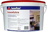 Baufan Innenlatex Latexfarbe matt weiß scheuerbeständig 10