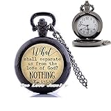Ni36uo0qitian0ozaap TAP301 Taschenuhr-Halskette, Bibelvers, Taschenuhr, Halskette, christlicher Schmuck, Z