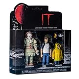 Stephen Kings Es Figuren Pennywise, Bill und Georgie aus Kunststoff, von Funko, in Geschenkk