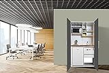 Kuchenzeile Schrankküche Küche Miniküche Küchenzeile Büro Küchenblock Weiß G