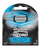 Wilkinson Sword Hydro Body Rasierklingen für Herren Rasierer, 3 Stück