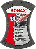 SONAX Eponge multi usage (1 pièce) très absorbante et polyvalente pour le lavage des autos et l'elimination des salissures tenaces | Réf: 04280000