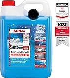 SONAX AntiFrost+KlarSicht Gebrauchsfertig bis -20° C (5 Liter) schneller, schlierenfreier und effektiver Scheibenreiniger für den Winter | Art-Nr. 03325000