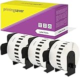 3 Rollen DK22225 DK-22225 38mm x 30,48m Endlos-Etiketten kompatibel für P-Touch QL-500 QL-550 QL-560 QL-570 QL-580N QL-700 QL-720NW QL-800 QL-810W QL-820NWB QL-1050 QL-1060N QL-1100 QL-1110NWB