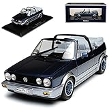 Norev Volkwagen Golf I Cabrio Bel Air Blau Metallic 1979-1993 1/18 Modell Auto mit individiuellem Wunschk