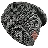 N/A V5.0 Bluetooth Hat Wireless Bluetooth Strickmütze Sport Plus Samt Verdickung Bluetooth Music Headset Hut Outdoor Sports Hat g