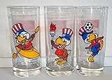 Glas / Coca-Cola / Colagläser / Olympia 1984 / Original / Sammelglas / 3 x 0,3 Liter / Sam der Olympia Adler / Los Ang
