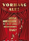 bentino Geburtstagskarte XL mit Musik, DIN A4 Set mit Umschlag, spielt klassische Musik, Sound in toller HiFi Qualität, hochwertige Glückwunschkarte, Grußkarte aus der Serie 'Great Cards'