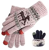 Damen Winterhandschuhe, weich, warm, dick gefü