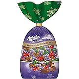 Milka Weihnachts-Pralinen Mix 1 x 180g, Pralinen-Mischung mit 3 verschiedenen S