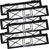 SCHWABMARKEN Kompatibel/Ersatz für 6 Stück XL Hepa Filter Schwarz mit Soft-Entriegelung für Neato Botvac Typen 70, 70E, 75, 75E, 85, 85E, BotVac Serie, BotVac D Serie, BotVac C