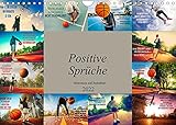 Positive Sprüche - Motivation und Basketball (Wandkalender 2022 DIN A4 quer)