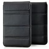 Saxonia Tablet Tasche Case faltbar im Hochformat, Schutztasche Universal für Tablet oder Dokumente von 9 bis 10 Zoll Schw