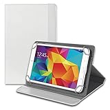 Tablet Case für Universal 8 Zoll | Weiß Hülle | Flip Case Cover |