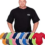 C.P.Sports Gym-Shirt S8 - Farbe Bodybuilding Shirt, Fitness T-Shirt - Ideal f. Workout im Fitness-Studio, Training