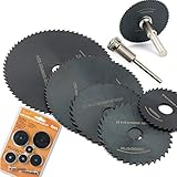 8 pcs Sägeblatt kreissägeblätter Set JTENG für dremel drehwerkzeug geeignet für holz, plastik, fiberglas, kupfer, aluminium und dünnen blech Multitool Werkzeug Repair T
