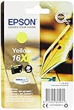 Epson Original 16XL Tinte Füller (WF-2630WF WF-2650DWF WF-2660DWF WF-2750DWF WF-2760DWF, Amazon Dash Replenishment-fähig) gelb