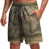 URVIP Herren Badehose 3D Printed Funny Grafik Badeshorts Schnelltrocknend Strandkleidung Sports Running Baden Strand Surf Board Shorts Multi-24 6XL