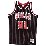 Mitchell & Ness NBA Chicago Bulls Dennis Rodman Trikot Herren schwarz/rot, XL