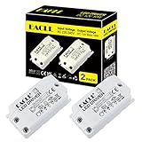 EACLL LED Trafo AC 240V zu DC 12V 850mA 10W Transformator, 2er-Pack. Für drive Weniger als 10W MR11 G4 MR16 GU5.3 LED Birnen LED Lichtstreifen, LED Lampen Adapter Treiber Mini N