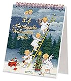 24 nostalgische Weihnachtsgrüße: Ein Postkarten-Adventsk