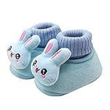 Neugeborenes Schneestiefel Weiche Sohlen Bootie Baby Cartoon Kaninchen Schuhe Weiche Sohle Prewalker Warme Schuhe Baby Jungen Mädchen Prewalker Kleinkind Schuhe Wintersstiefel Winter L