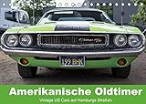 Amerikanische Oldtimer - Vintage US Cars auf Hamburgs Straßen (Tischkalender 2022 DIN A5 quer)