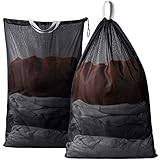 OnaEz Waschesacke, 2er Pack Wäschenetz für Waschmaschine, Extra Große Wäschesäcke für Vorhänge, Pullover, Bettwäsche, Teppiche, Badetücher, Stofftiere, Fußmatten, Waschesacke Waschmaschine 60*90