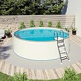 Pool- Komplett-Set Rund Ø5,00 x 1,20m aufgestellt, S
