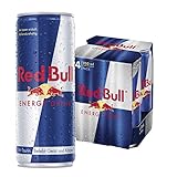 Red Bull Energy Drink, 4er Pack, EINWEG (4 x 250 ml)