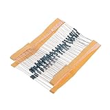 MISHITI Metallschichtwiderstand, 1 kOhm, 1/4 W, 1 kOhm, 0,25 W, 1 %, 100 Stück