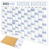 Erik Anderson XXL Wandkalender 2022 90x60cm groß - Jahresplaner 2022 quer als Kalender für die Wand - Jahreskalender g