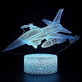 Illusion 3D Nachtlicht 7 Farbwechsel LED Touch USB Tisch Geschenk Kinderspielzeug Dekor Dekoration Weihnachten Geburtstagsgeschenk
