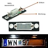 Do!LED WP4 LED Kennzeichenbeleuchtung mit E-Prüfzeichen - Neue Version mit Silikon & Dichtung = 100% w