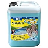 Söll 14709 AlgenFrei Pool Fun Algenmittel Reinigungsmittel flüssig 2,5 l - wirksamer Poolreiniger gegen Algen im Pool Planschbecken Schwimmbad Kinderbecken Swimmingpool Whirlp
