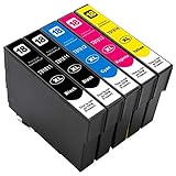 ESMOnline kompatible Druckerpatronen als Ersatz für Epson 18 18XL (Schwarz Cyan Magenta Gelb; 5er Set) für Expression Home XP-425 422 415 412 405 402 325 322 315 312 305 302 30 225 215 205 202 102