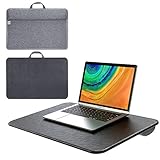 Elekin Laptoptisch mit Kissen für Bett, Multifunktion Laptopunterlage Tragbarer Laptop Ständer Passt bis zu max 17 Zoll Laptops Betttablett Notebooktisch für Couch/Sofa/Büro/Zeichnung