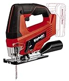 Einhell Akku-Stichsäge TC-JS 18 Li Power X-Change (Li-Ion, 18V, 20 mm Hubhöhe, max. 45° Schrägschnitte, Pendelhubfunktion, werkzeuglose Sägeblattaufnahme, inkl. Sägeblatt, ohne Akku und Ladegerät)