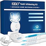 EZGO Teeth Whitening Kit, Zahnaufhellung Set bleaching zähne mit 2pc Ohne Peroxid Zähne Bleaching Gel, 1 Beruhigendes Gel, Home Bleaching Kit für weiße zähne, Zahnweiß-Bleichsystem, Gegen Gelbe Z