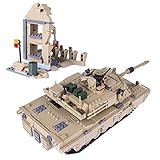 Batop 1507 Stück Großer Panzer Bausteine Modell Tank Spielzeug Kompatibel mit Militär B