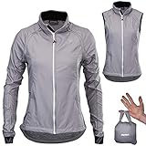 SILVINI Vetta Sportlicher Windbreaker für Damen Windjacke Damen Leicht Fahrradjacke Damen Winddicht Damen Leicht Regenjacke Damen Sport Regenjacke Damen Leichte Laufjacke Damen Regenjacke B