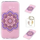 Hülle Samsung Galaxy A3 (2017) TPU schutz silikonhülle, niedlichen cartoon bild transparent handy Hülle für Samsung Galaxy A3 2017 SM-A320 + schlüsselanhänger (* / 156) (7)