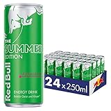 Red Bull Energy Drink, Kaktusfrucht, Summer Edition, 24 x 250 ml, Dosen Getränke 24er Palette, OHNE PFAND
